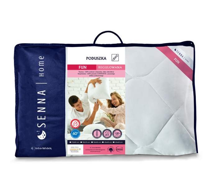 Poduszka Senna Fun regulowana Inter-Widex 50x60