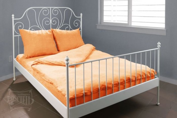 Pościel Frotte wz. 01 łososiowy rozmiar 160x200