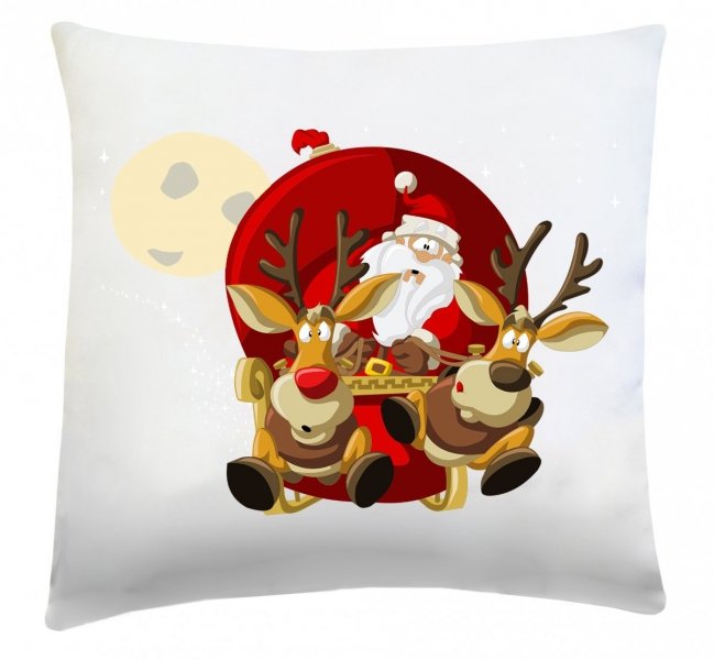Poduszka świąteczna 40x40 wz. Mikołaj 3