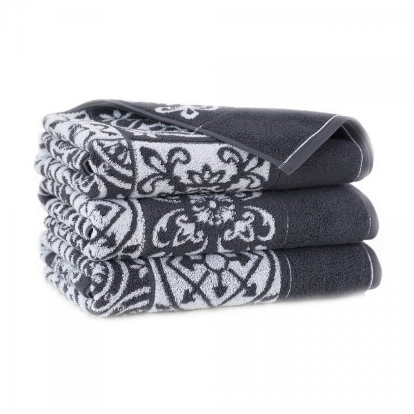 Ręcznik frotte ENRICA 50x100 kolor szary