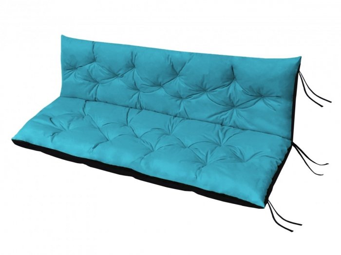 Poduszka ogrodowa na huśtawkę - 180x60x50 wz. Niebieski