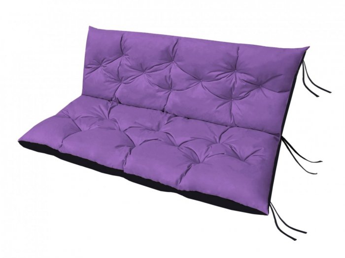 Poduszka ogrodowa na huśtawkę - 150x60x50 wz. Wrzosowy