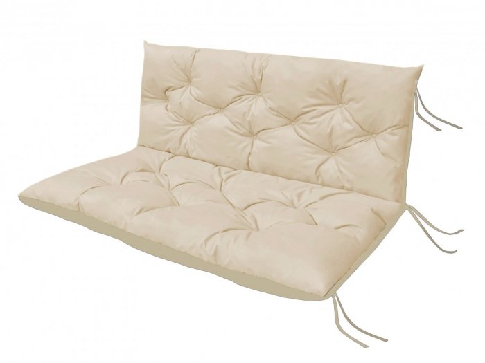 Poduszka ogrodowa na huśtawkę - 120x60x50 wz. Kremowy