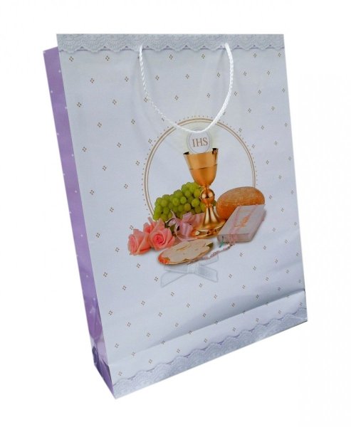 Ozdobne opakowanie, torebka na prezent 33,5 x 45 wz. Set Komunia