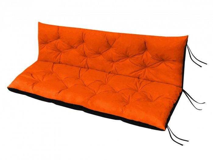 Poduszka ogrodowa na huśtawkę - 180x60x50 wz. Pomarańczowy