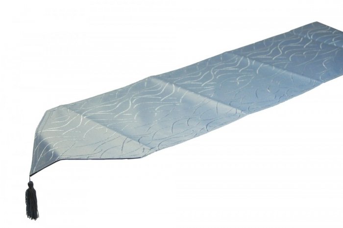 Obrus plamoodporny Jedeka 33x170 szarfa Kolor: Niebieski