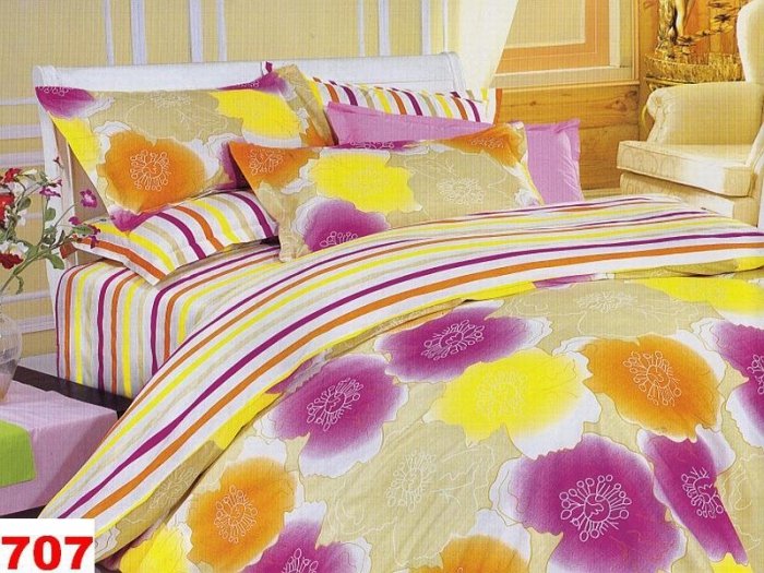 Poszewki na poduszki 40x40 bawełna satynowa wz.707