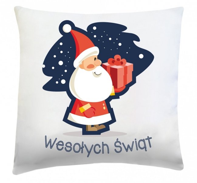 Poduszka świąteczna 40x40 wz. Święty Mikołaj 6