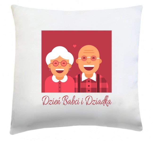 Poduszka na Dzień Babci i Dziadka 40x40 wz. 01