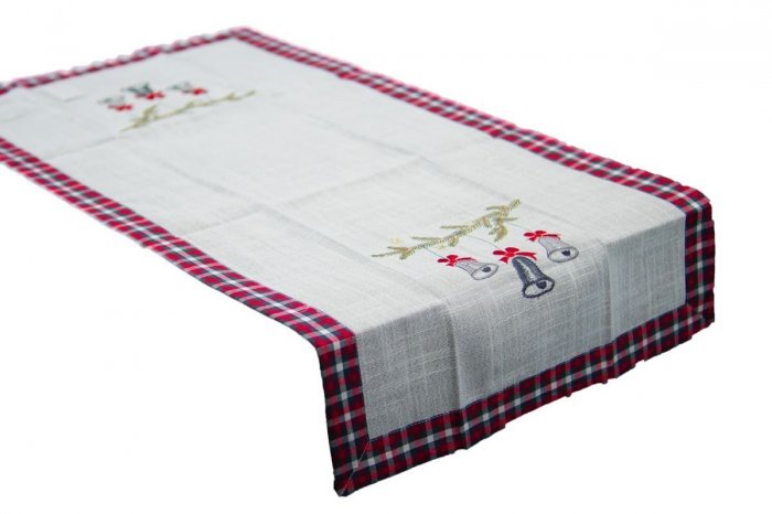 Obrus Świąteczny Niko 40x180 wz. 80623 Kolor: Szary