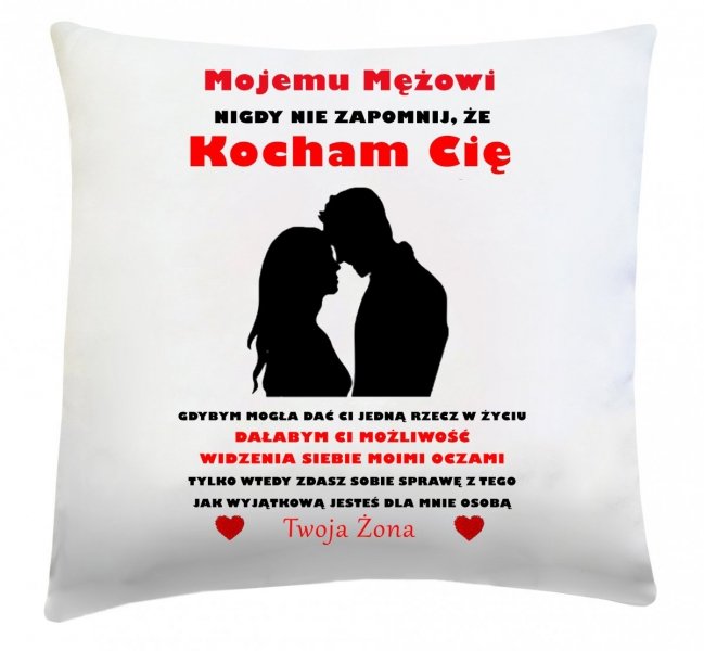 Poduszka na Walentynki 40x40 wz. w7