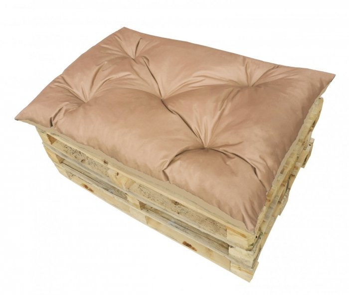 Poduszka ogrodowa na paletę - siedzisko 120x80 wz. Beż