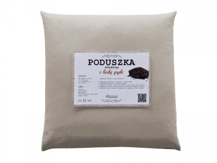 Poduszka z łuską gryki 40x40