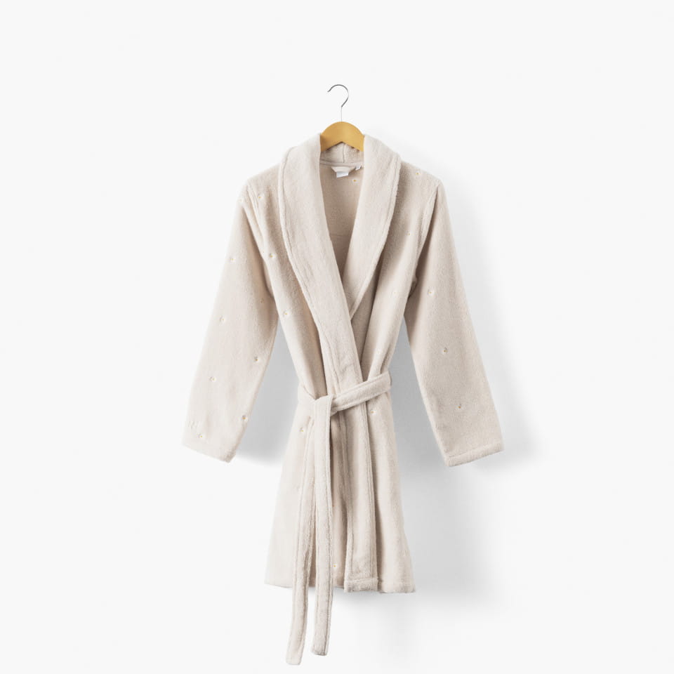 szlafrok damski ZEPHIRE dune bawełna