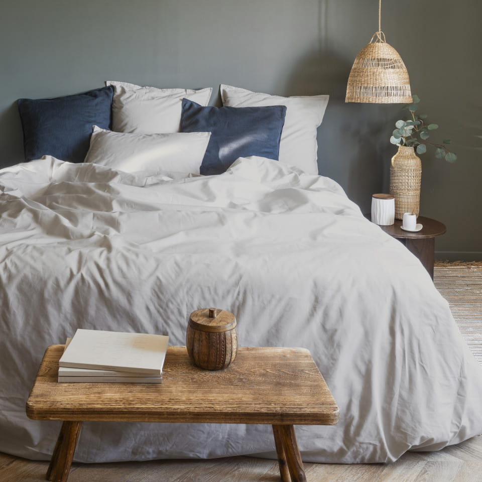 poszwa NEO ficelle beż bawełna perkalowa - pościel