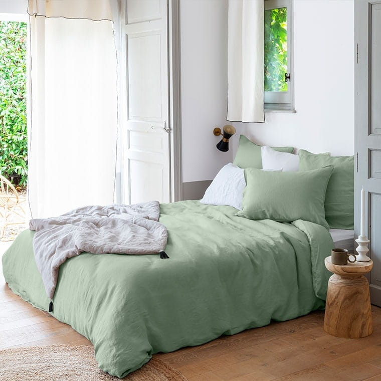 poszwa SONGE bawełna/len eucalyptus - pościel