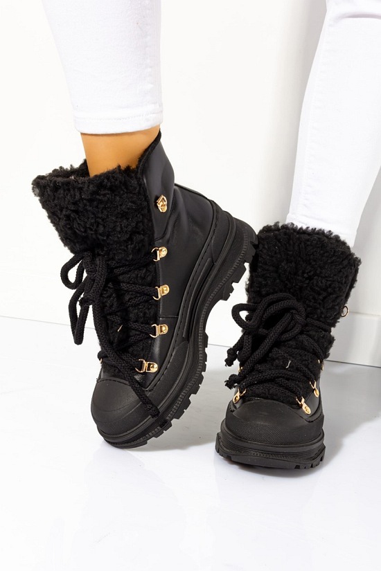 Śniegowce Leon 3 Black/Black/Z