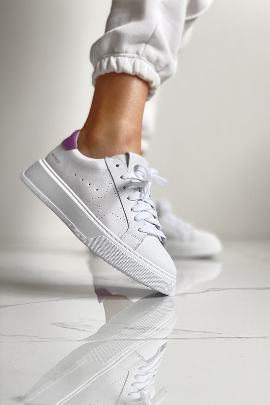Sneakersy SN40 - 8 Biały / fiolet