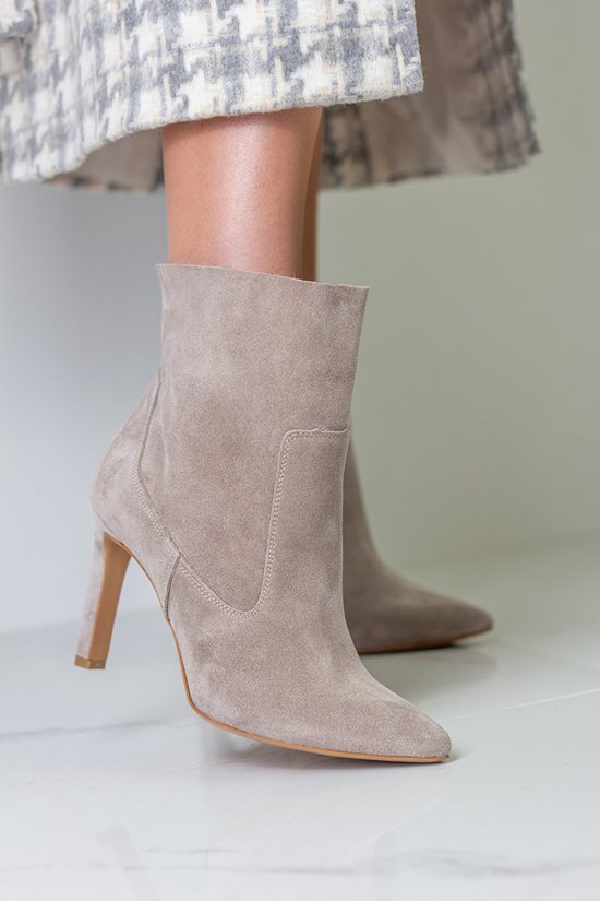 Botki damskie 358/47/G Beż