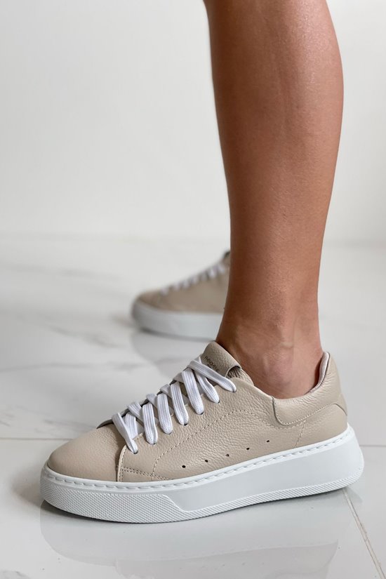 Sneakers SN40-2 Belige bez napisów