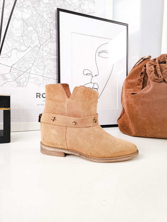 Botki damskie 143/1/G Cuio