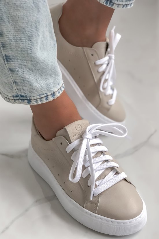 Sneakersy SN40 - 15 Beż