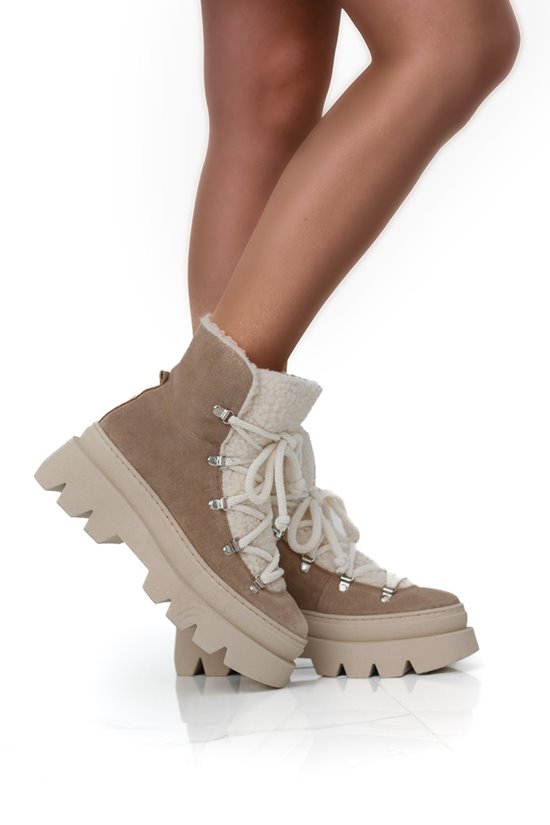 Śniegowce 001 - 1 NUT-BROWN WELUR