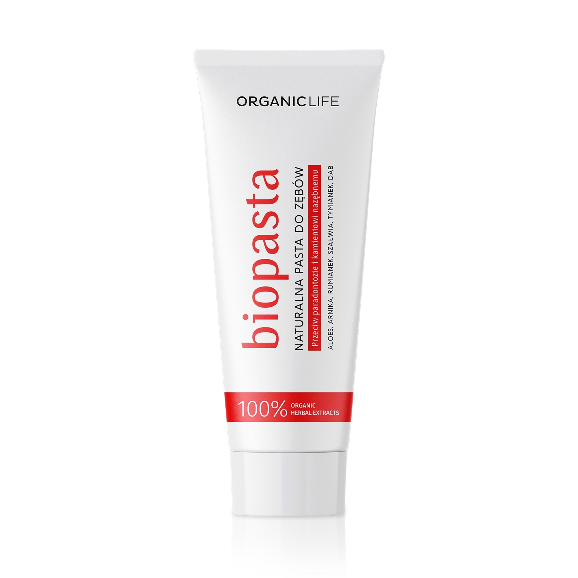 Bio Pasta ORGANICLIFE przeciw paradontozie i kamieniowi 75g