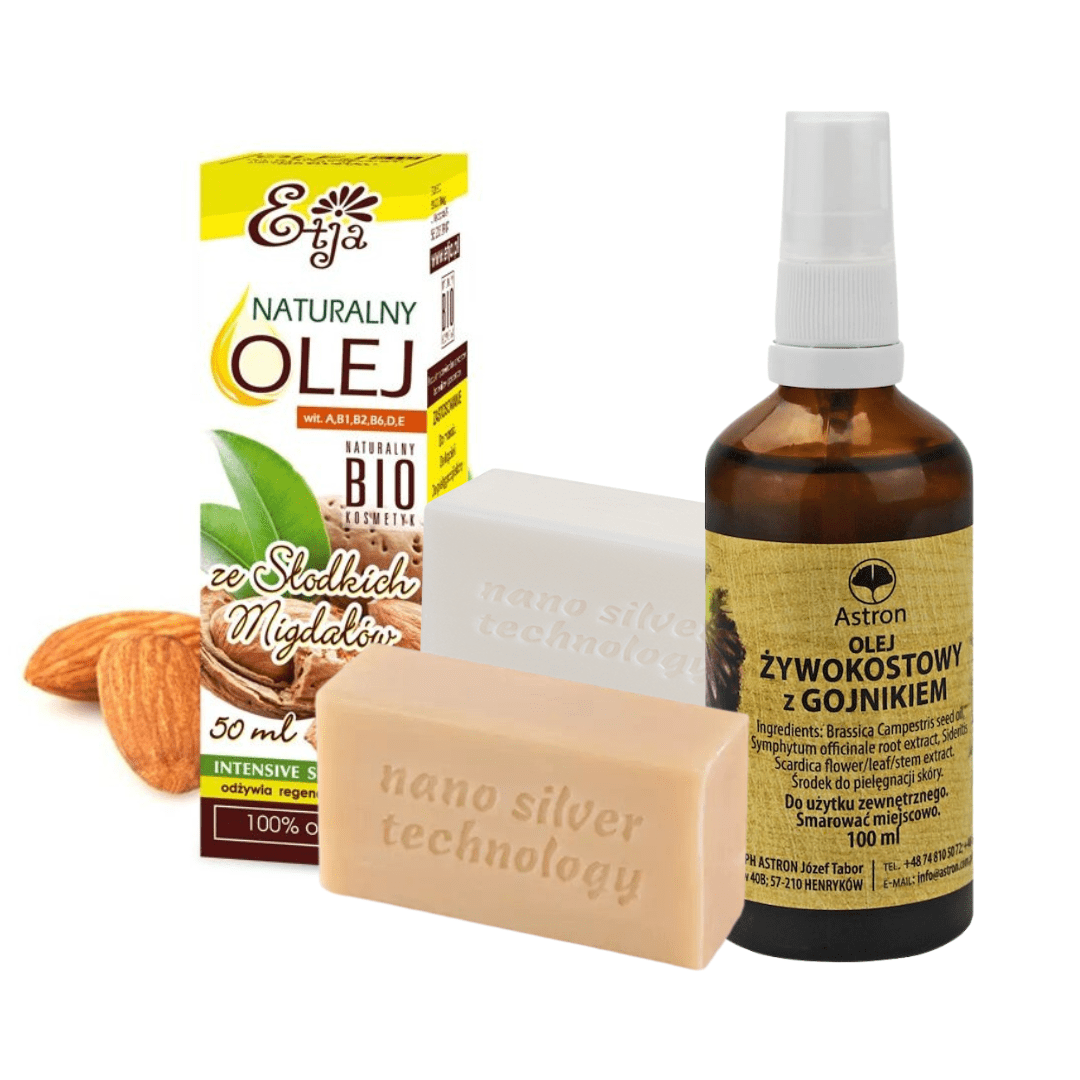 Zestaw pielęgnacyjny z naturalnymi składnikami