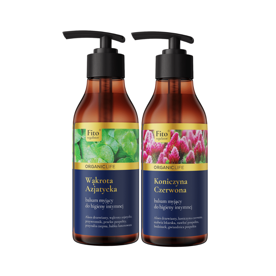 Zestaw luksusowych balsamów do higieny intymnej