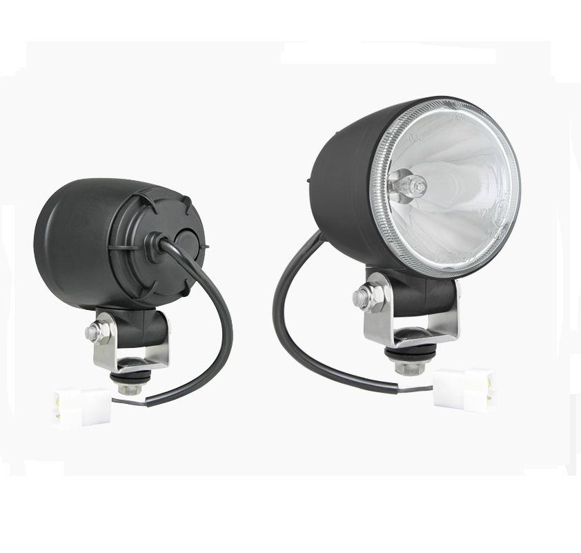 Drogowy reflektor halogenowy przewód i złączem AMP Faston HO4.41601 Wesem