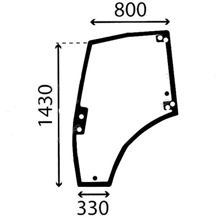 Szyba Renault Cergos Ergos 6005026598
