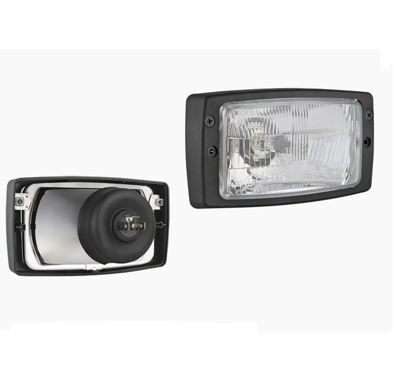 Reflektor przedni typu H4 z ramką z żarówką 24V RE.29879 Wesem