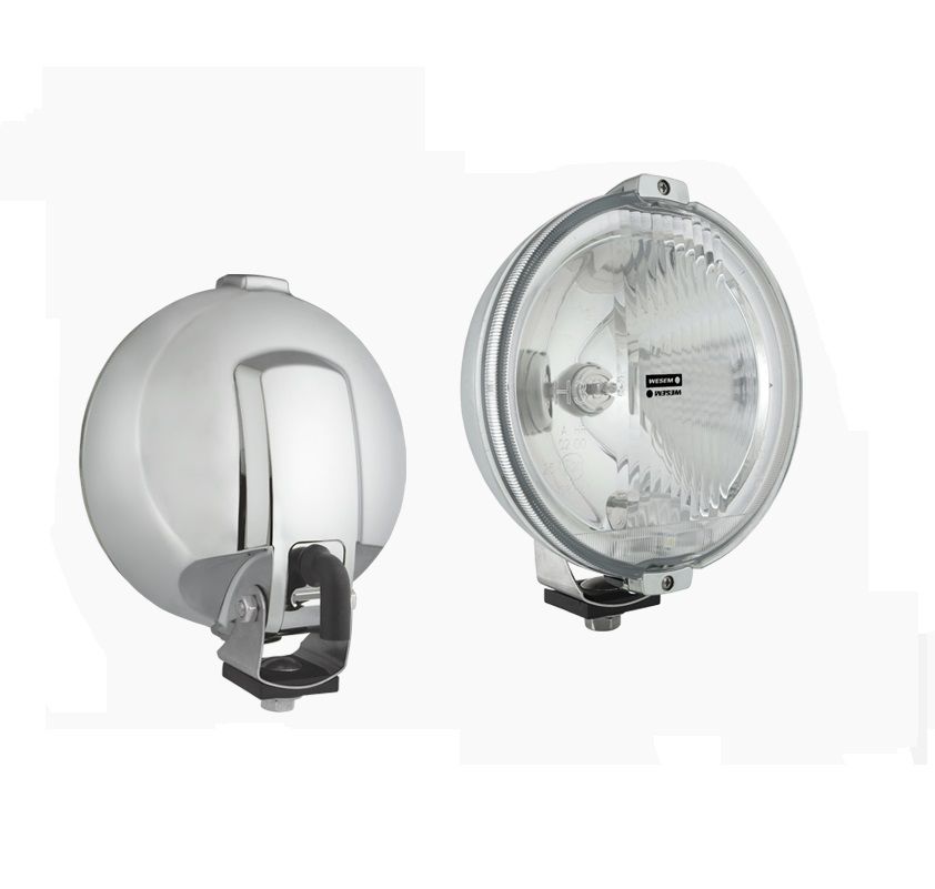 Drogowy reflektor halogenowy w chromowanej obudowie 24V HOS2.38807 Wesem