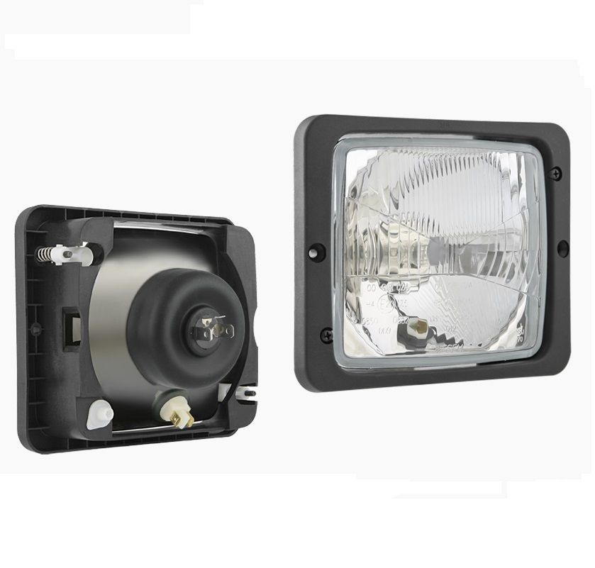 Reflektor przedni typu H4 z ramką 172x142 RE.22879 Wesem