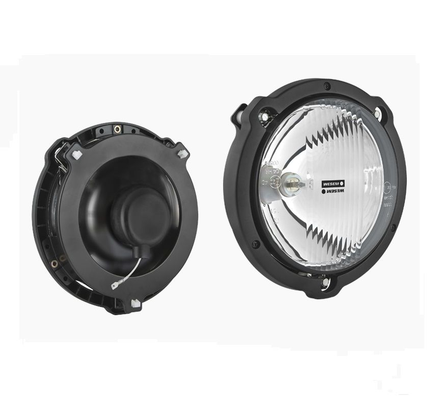 Reflektor drogowy ?180 z ramką KSENON złącze AMP SuperSeal RAJD3.46710 Wesem