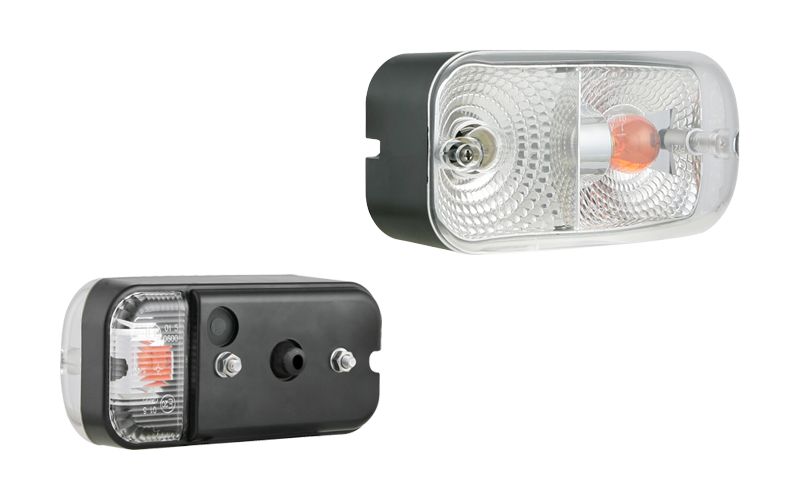 Lampa przednia lewa z kierunkowskazem 162x77 LA5.39820 Wesem