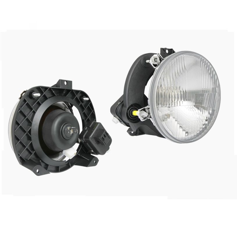 Reflektor przedni typu H4 z elektrokorektorem i żarówką MUL.51401 Wesem