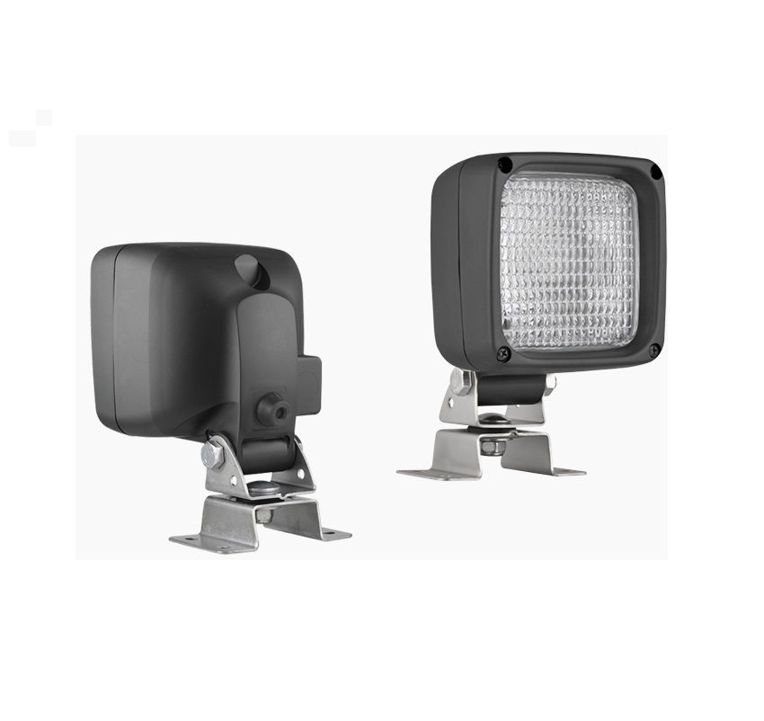 Halogenowa lampa robocza z uchwytem omega i przelotką LKR5.24777 Wesem