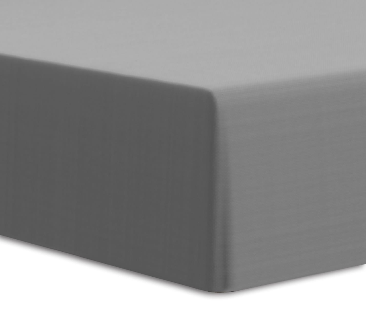 Prześcieradło z gumką 200x220 GRUBY JERSEY kolor szary wysokie 25cm