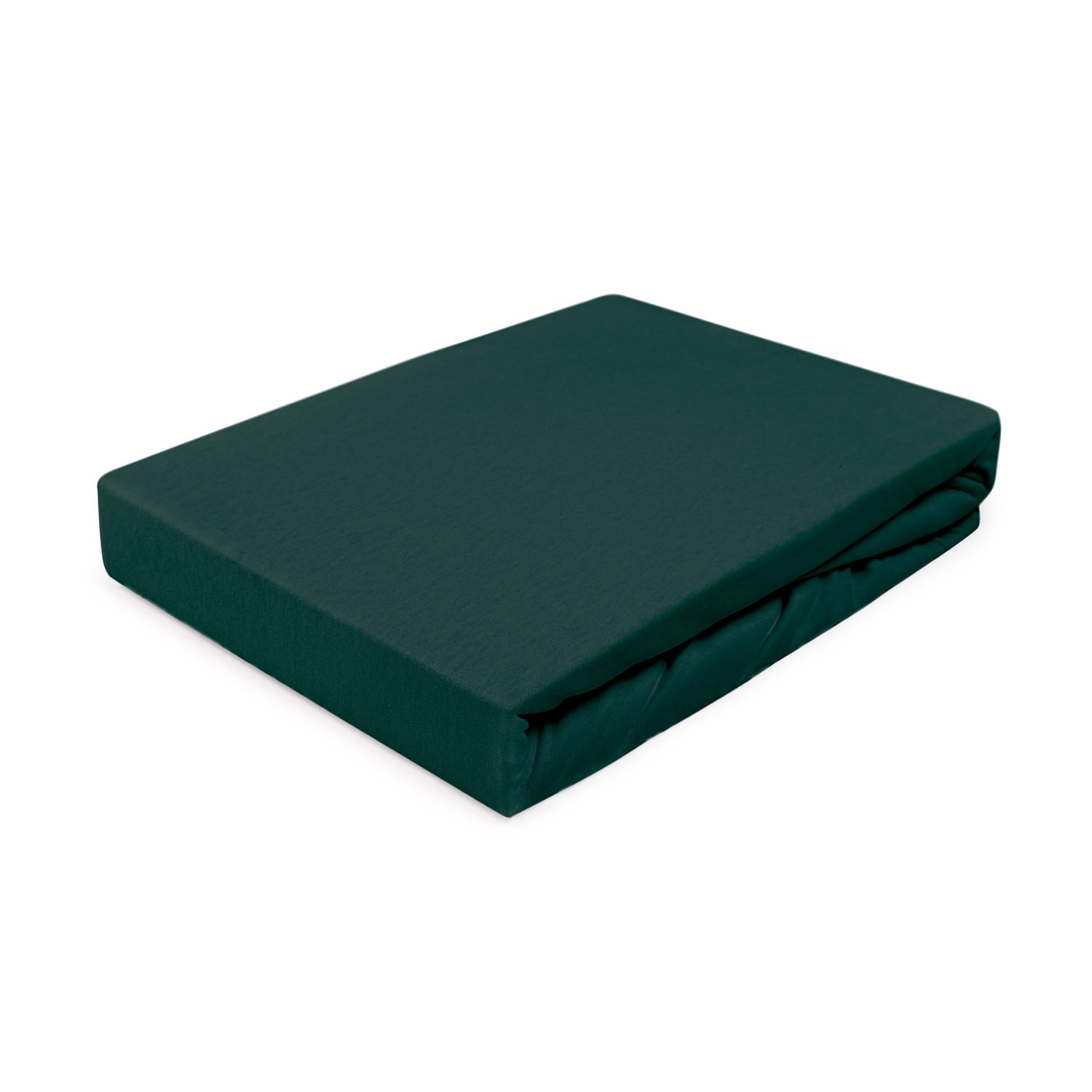 Prześcieradło z gumką 160x200 jersey 100% BAWEŁNA zieleń khaki