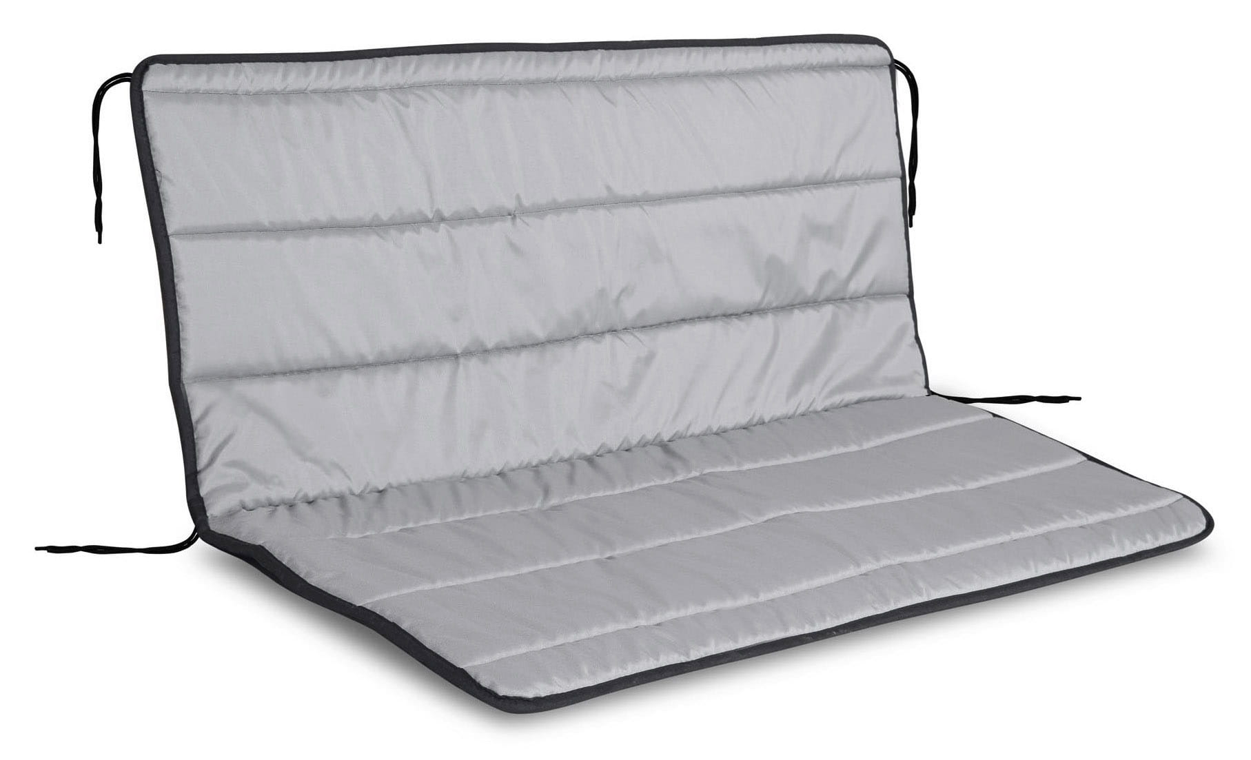 Zestaw poduszek ogrodowych z pianki 100x50x50 cm ciemnoszare