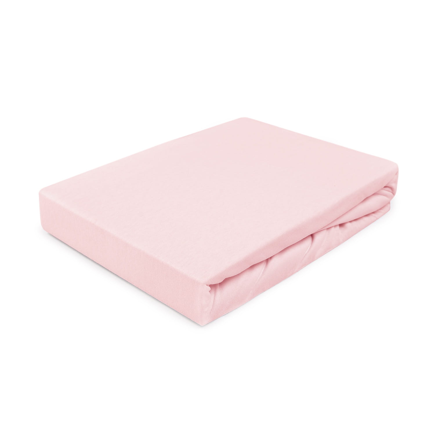 Prześcieradło z gumką 120x200 jersey 100% BAWEŁNA róż pudrowy