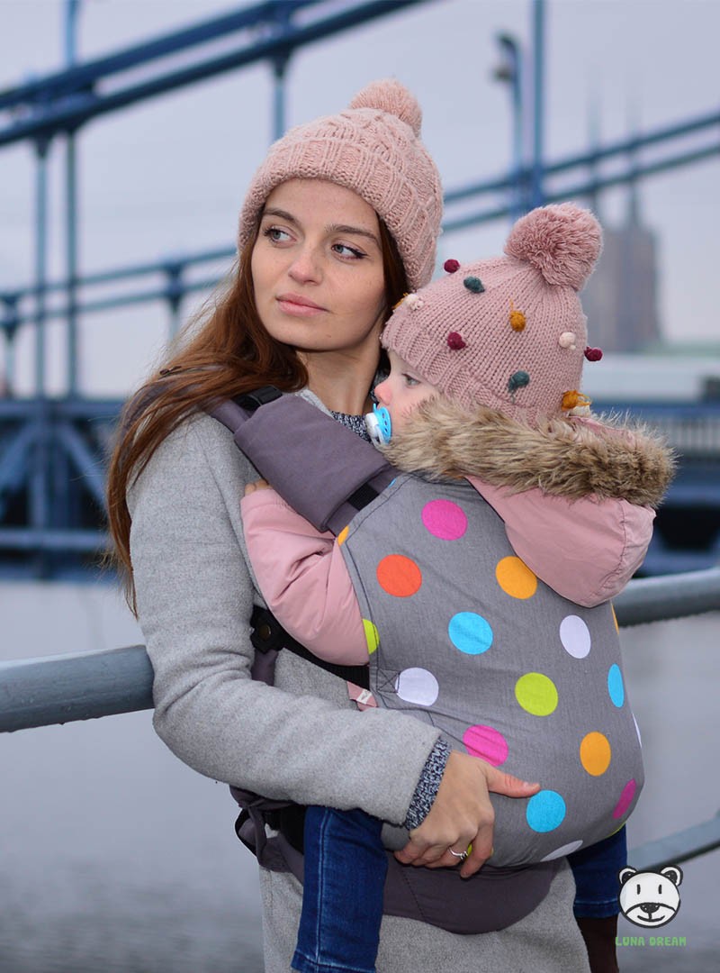 Nosidełko ergonomiczne Standard: Dots