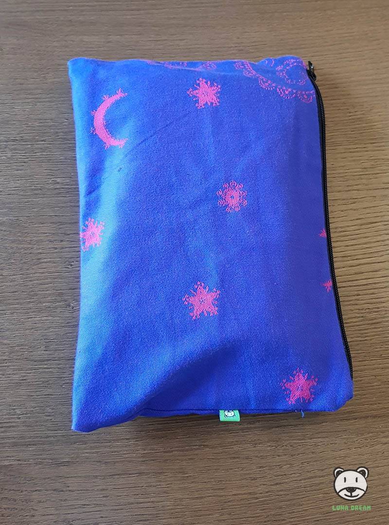 Luna Pink (niebieska) - saszetka 100% bawełna