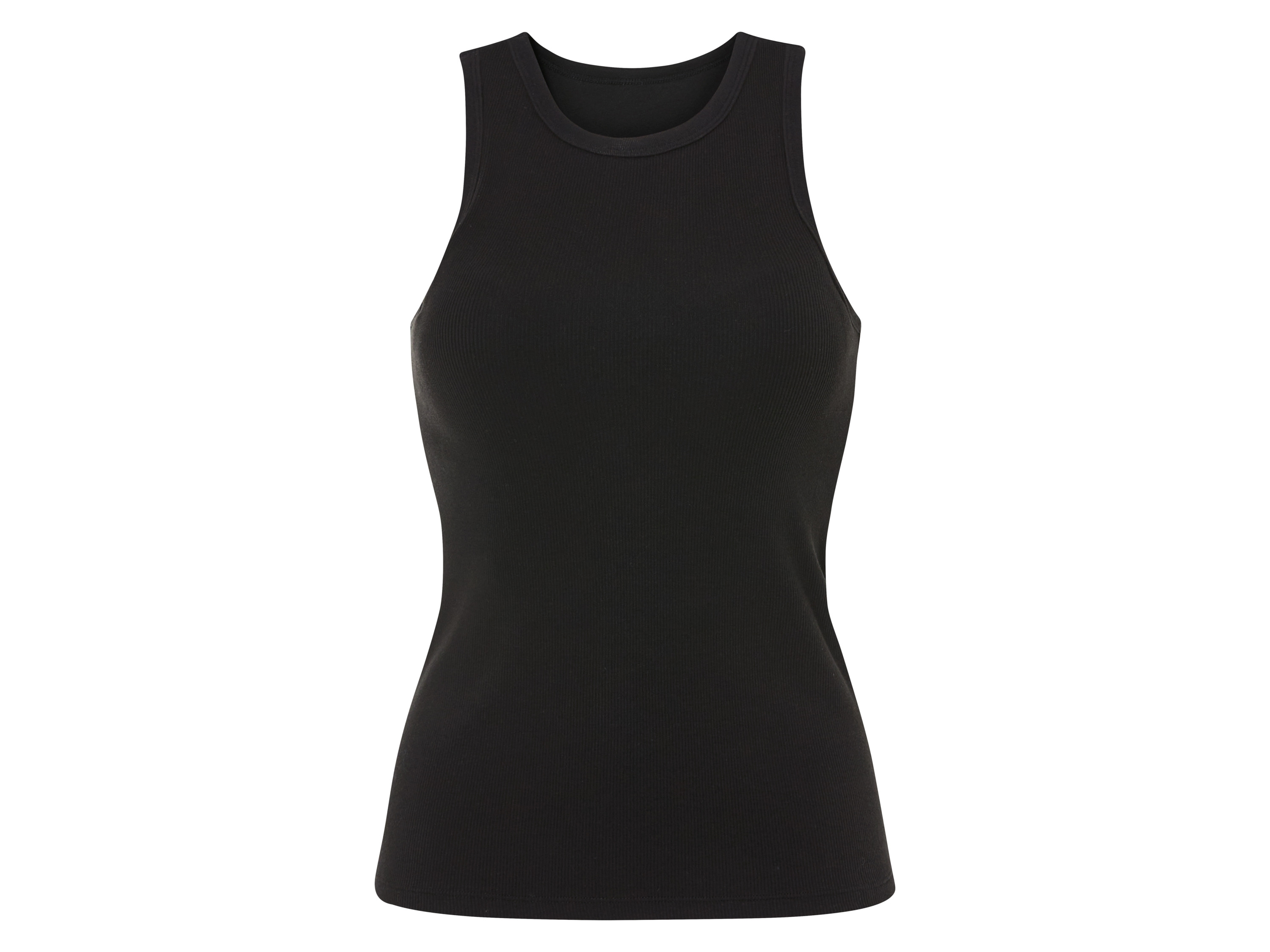 esmara Top z wbudowanymi miseczkami Czarny, M 40/42