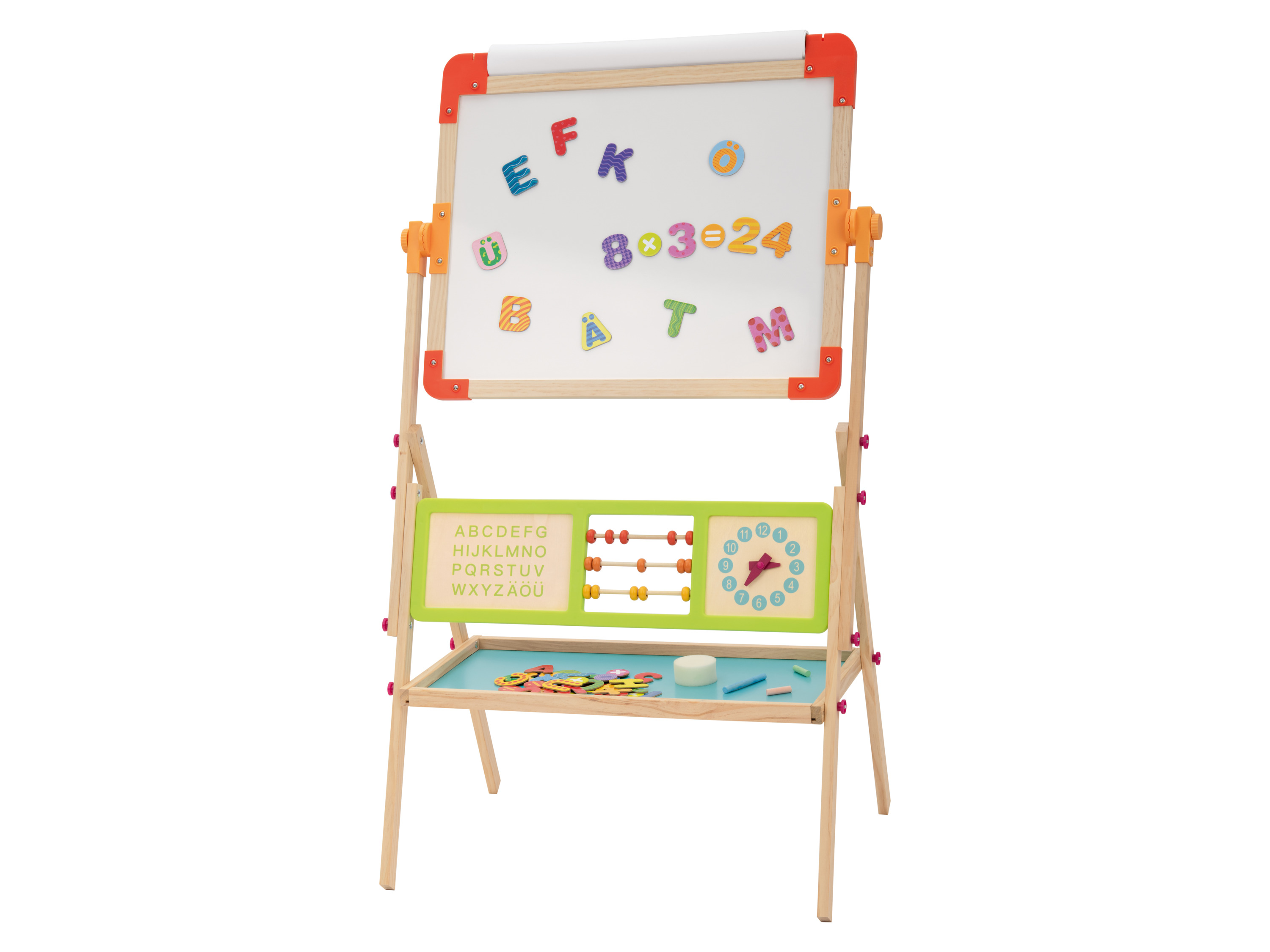 lupilu Drewniana tablica kredowa i magnetyczna