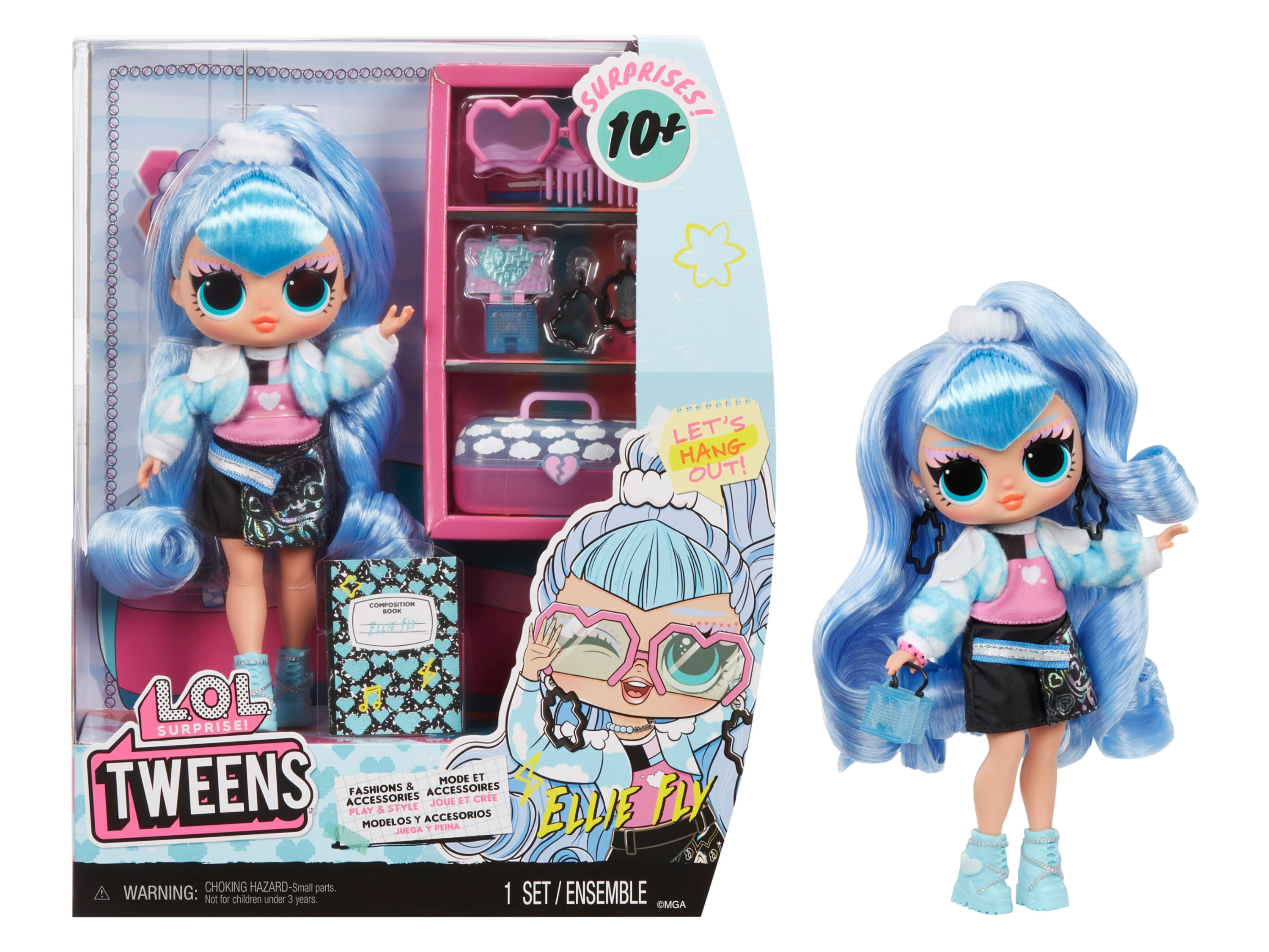 LOL Suprise! Lalka Tweens Fashion, ok. 17 cm Ellie Fly