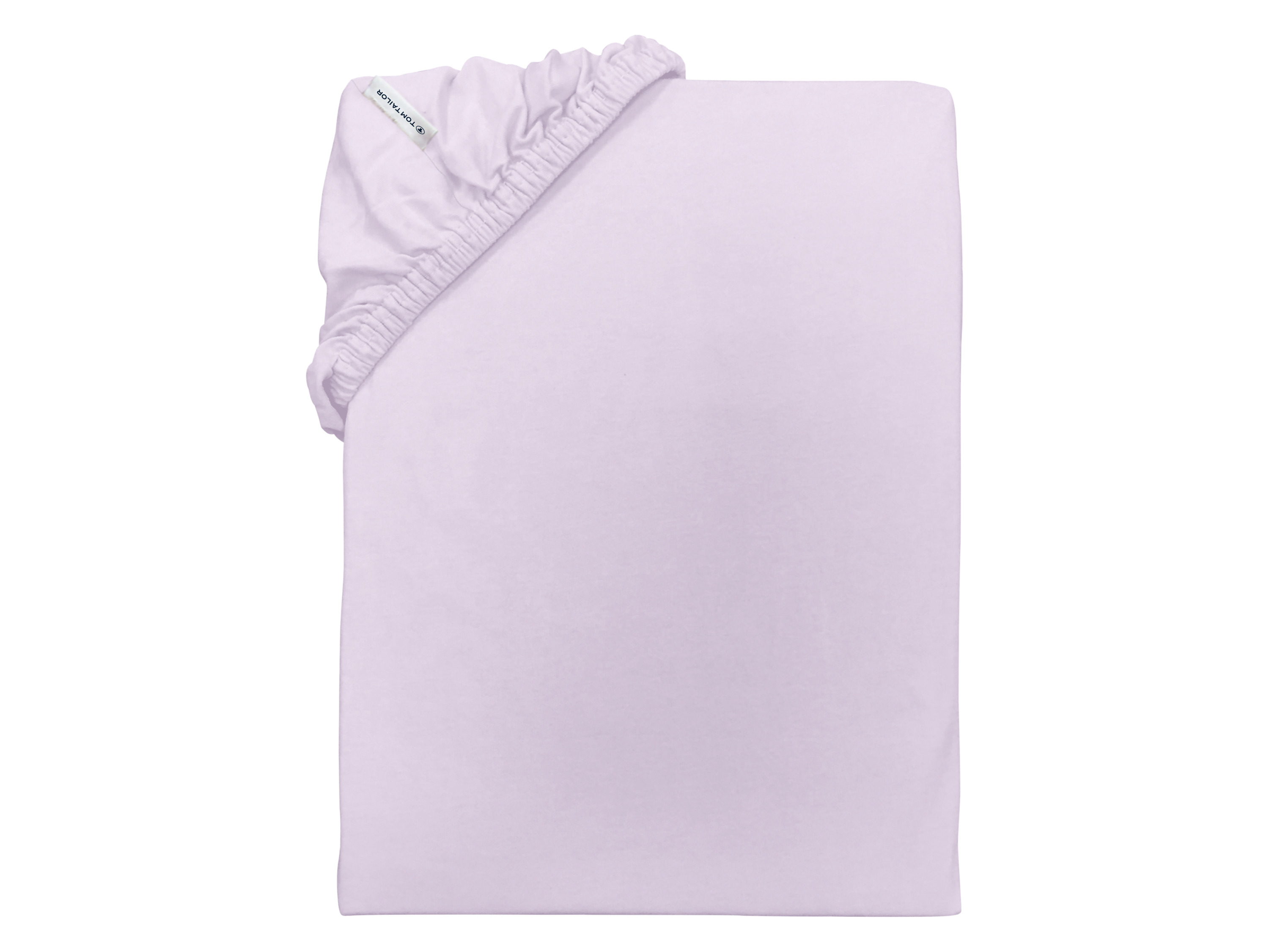 Tom Tailor Prześcieradło z dżerseju z gumką, 90-100 x 200 cm Fioletowy
