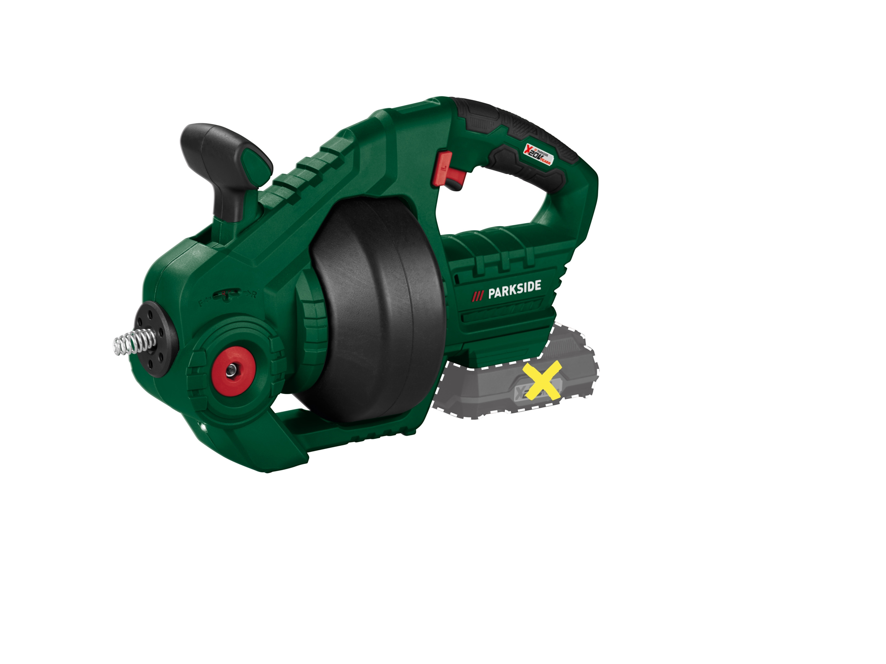 Parkside Akumulatorowa spirala do czyszczenia rur 20 V, Parrw 20-Li A1 bez akumulatora i ładowarki